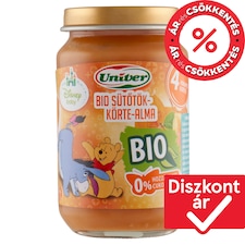 Univer Disney Baby bio sütőtök-körte-alma bébidesszert 4 hónapos kortól 163 g