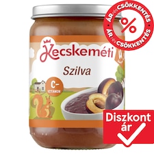Kecskeméti szilva bébidesszert 4 hónapos kortól 190 g