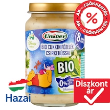 Univer Disney Baby bio cukkinifőzelék csirkehússal bébiétel 8 hónapos kortól 163 g