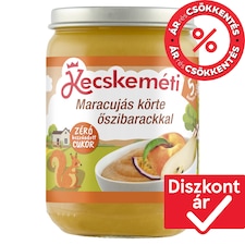 Kecskeméti maracujás körte őszibarackkal bébidesszert 5 hónapos kortól 190 g