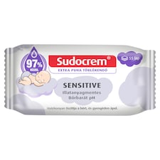 Sudocrem Sensitive törlőkendő 55 db