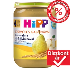HiPP bio körte-alma tönkölybúzával bébidesszert 4 hónapos kortól 190 g