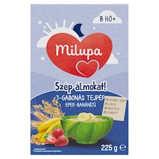 Milupa Szép álmokat! eper-banánízű 7-gabonás tejpép 8 hó+ 225 g