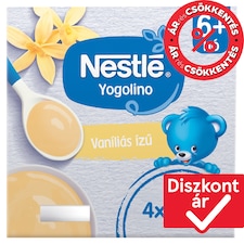 Nestlé Yogolino vaníliás ízű babapuding 6+ hó 4 x 100 g (400 g)