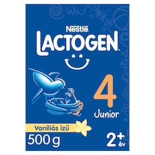 Lactogen 4 Junior Vaníliás ízű Tejalapú italpor vitaminokkal és ásványi anyagokkal 2 év+ 500 g