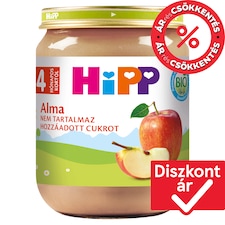 HiPP bio alma gyümölcsdesszert 4 hónapos kortól 125 g