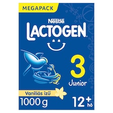 Lactogen 3 Junior Vaníliás ízű Tejalapú italpor vitaminokkal és ásványi anyagokkal 12 hó+ 1000 g