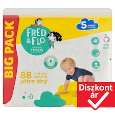 Fred & Flo 5 Junior 11-18 kg pelenka 88 db