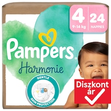 Pampers Harmonie Pelenka, Méret: 4, 24 Pelenka, 9kg-14kg