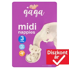 Gaga 3 Midi 4-9 kg pelenka 72 db