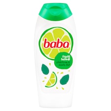 Baba zöldcitrom és menta illat frissítő tusfürdő 400 ml
