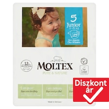 Moltex Pure & Nature ÖKO nadrágpelenka méret: 5 Junior, 11-25 kg, 25 db