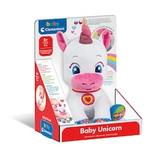 Clementoni Baby Unicorn interaktív plüss 6+ hónap