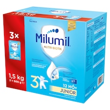 Milumil Nutri-Biotic 3 Junior tejalapú italpor 12 hó+ 3 x 500 g (1,5 kg)