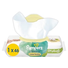 Pampers Harmonie New Baby Nedves Törlőkendő, 1 Csomag = 46 db Törlőkendő