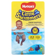 Huggies Little Swimmers 2-3, 3-8 kg, úszópelenka 12 db