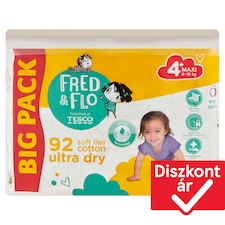 Fred & Flo 4+ Maxi 9-16 kg pelenka 92 db