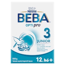 Beba Optipro 3 Junior tejalapú anyatej-kiegészítő tápszer 12. hó+ 500 g