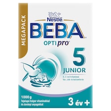 Beba Optipro 5 Junior tejalapú italpor vitaminokkal és ásványi anyagokkal 3 év+ 1000 g