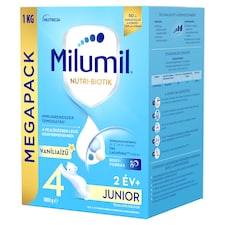 Milumil Nutri-Biotic 4 Junior vaníliaízű tejalapú italpor 2 év+ 2 x 500 g (1000 g)