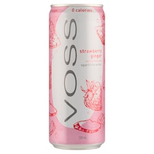 Voss eper-gyömbér ízű szén-dioxiddal dúsított természetes ásványvíz 330 ml