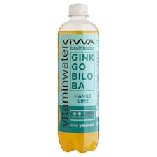 Viwa Vitaminwater Gingko Biloba mangó-lime ízű, energia- és szénsavmentes üdítőital 600 ml