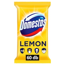 Domestos Lemon Fresh fertőtlenítő törlőkendő 60 db