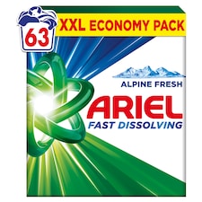 Ariel Alpine Fresh Mosópor, 3.465 kg, 63 Mosáshoz