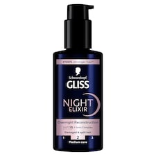Gliss Night Elixir hidratáló éjszakai hajpakolás 100 ml
