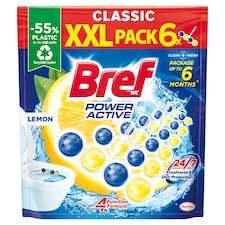 Bref Power Active Lemon WC frissítő 6 x 50 g