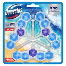 Domestos Power 5 Ocean WC frissítő blokk 3 x 50 g