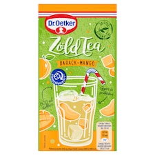 Dr. Oetker barack-mangó zöld tea italpor barackos-mangós zöldtea-kivonattal 28 g