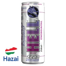 HELL ZERO bogyós gyümölcsízű energiaital 250 ml