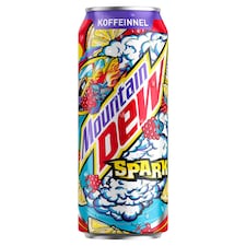 Mountain Dew Spark koffeintartalmú citrom és málna aromákkal ízesített szénsavas üdítőital 500 ml