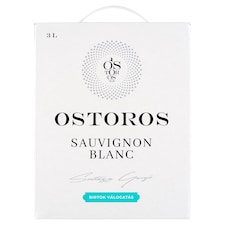 Ostorosbor Bag-In-Box Felső-Magyarországi Sauvignon Blanc száraz fehérbor 11,5% 3 l