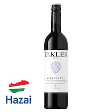 Takler Kékfrankos száraz vörösbor 12,5% 0,75 l