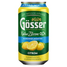 Gösser Natur Zitrone citromos alkoholmentes sörital 0,0% 330 ml