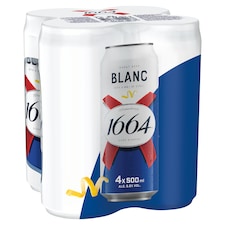 1664 Blanc világos búzasör 5% 4 x 0,5 l (2 l)