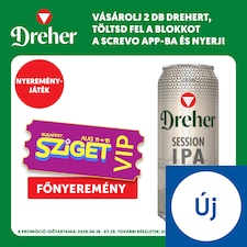 Dreher Session IPA felsőerjesztésű minőségi világos sör 5% 0,5 l