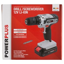 Power Plus fúró/csavarhúzó 12V Li-Ion akkumulátorral