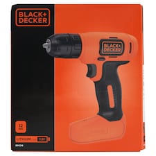 Black+Decker 7,2V  1.5Ah Li-Ion akkus fúrócsavarozó, BDCD8-QW