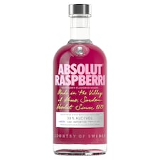 Absolut természetes málna ízesítésű vodka 38% 700 ml