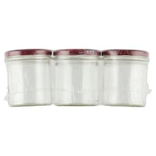Befőttesüveg készlet tetővel 350 ml 3 db