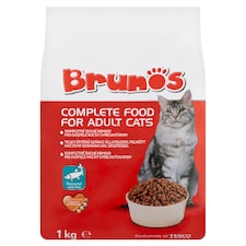 Brunos teljes értékű száraz állateledel felnőtt macskák számára hal ízesítéssel 1 kg