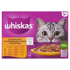 Whiskas teljes értékű nedves eledel felnőtt macskáknak 12 x 85 g (1,02 kg)