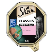 Sheba Classics teljes értékű nedves eledel felnőtt macskáknak lazaccal 85 g
