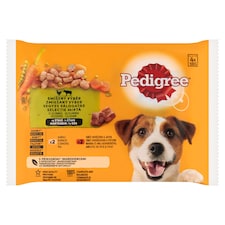 Pedigree Vegyes Válogatás teljes értékű nedves eledel felnőtt kutyák részére 4 x 100 g (400 g)