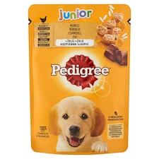 Pedigree Junior teljes értékű nedves eledel kölyökkutyák számára csirkével aszpikban 100 g
