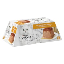 Purina Gourmet Revelations pástétom csirkével és zamatos szósszal 2 x 57 g (114 g)