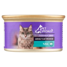 Pet Specialist teljes értékű állateledel felnőtt macskák számára, pástétom tonhallal 85 g